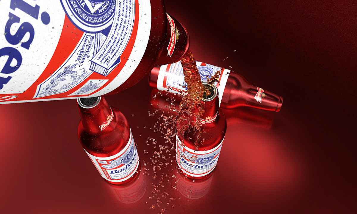 百威啤酒海报设计