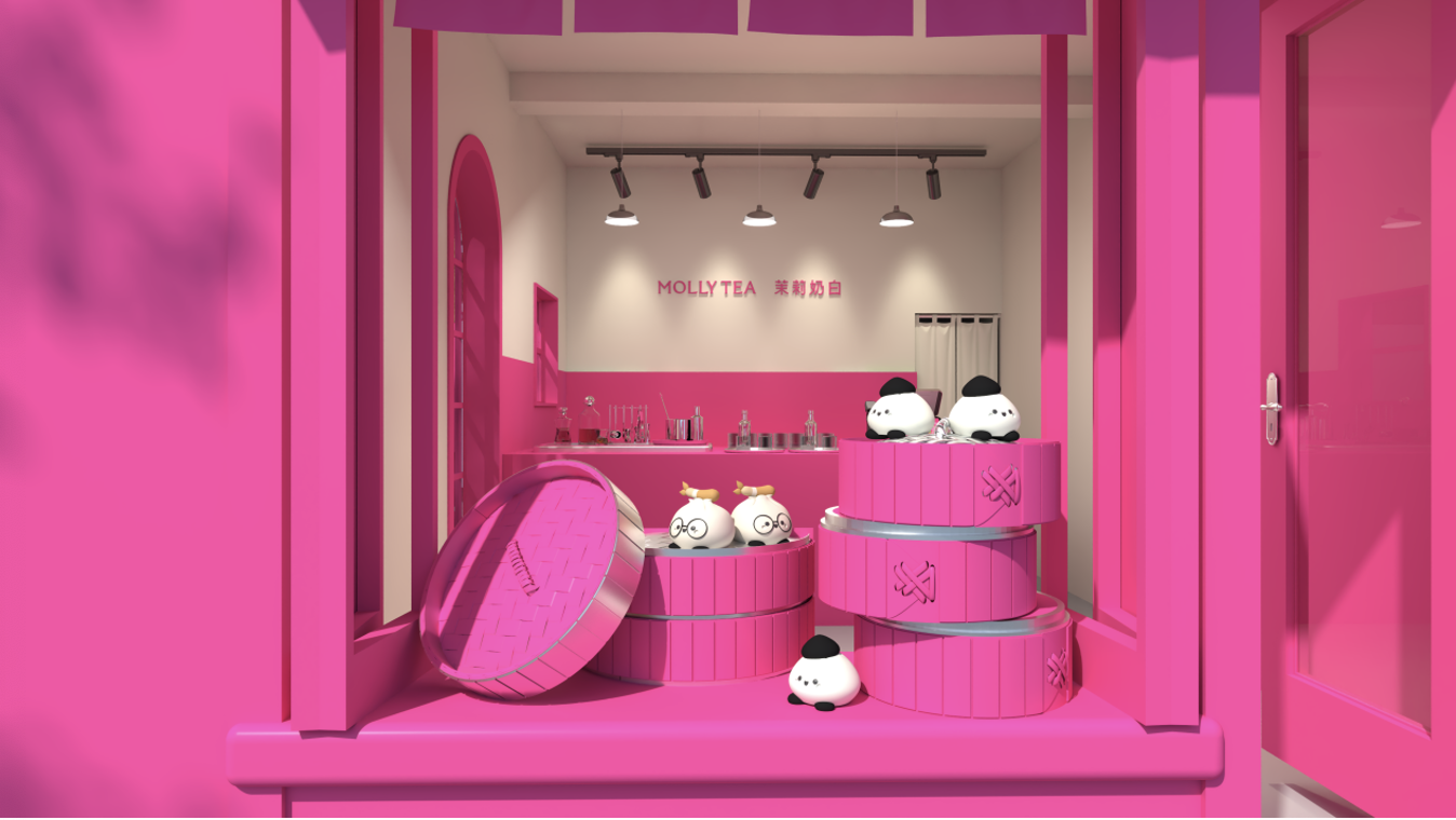 茉莉奶白，深圳餐饮空间设计，茶饮店设计，深圳餐饮策划设计，深圳餐饮vi设计，深圳logo设计